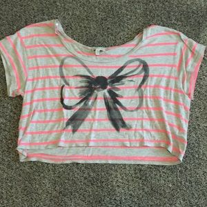 Bow crop top